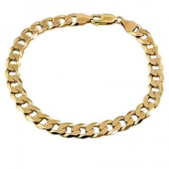 9ct gold 14.1g 8 inch curb Bracelet